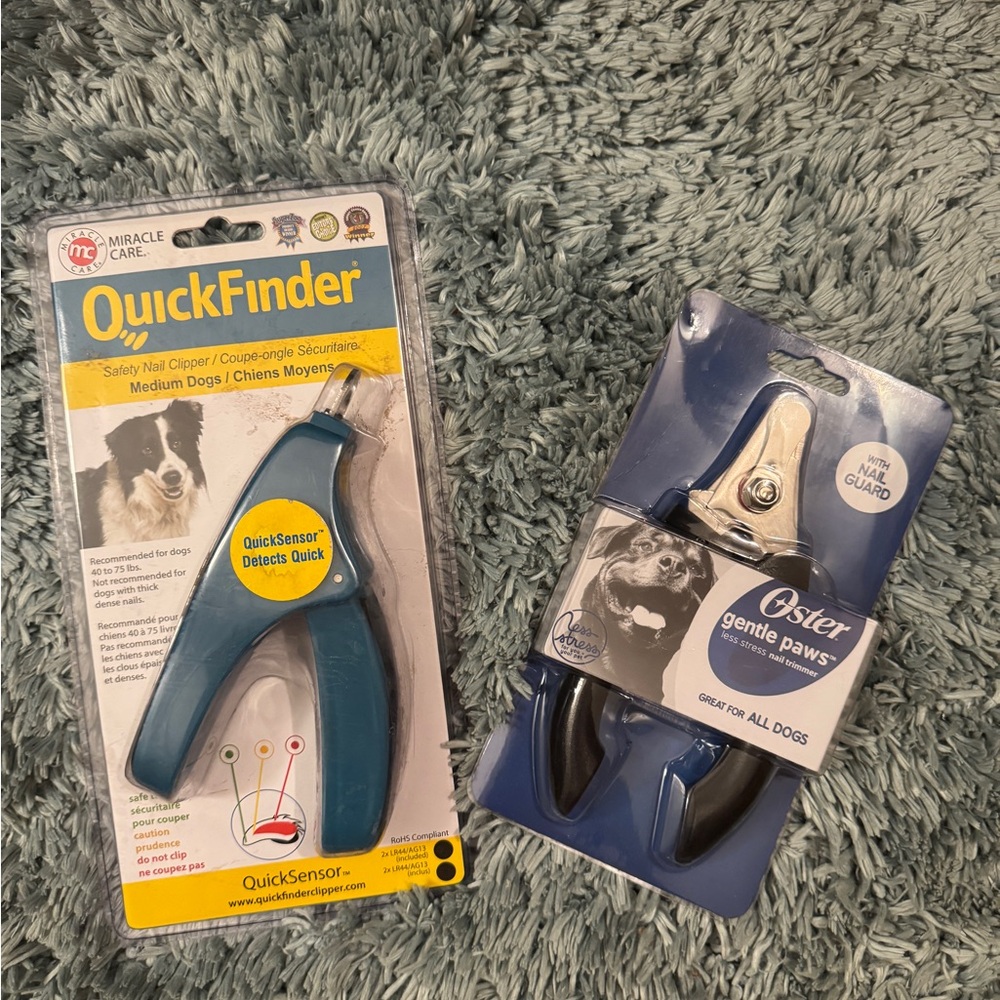 Oster Gentle Paws Nail Clipper - Blue and Black